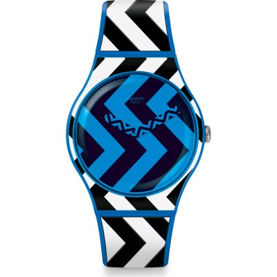 Swatch Originals Large (41mm) SUOS111 Bluzag Zegarek
