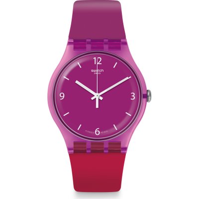 Swatch Originals Large (41mm) SUOV104 Cherryberry Zegarek
