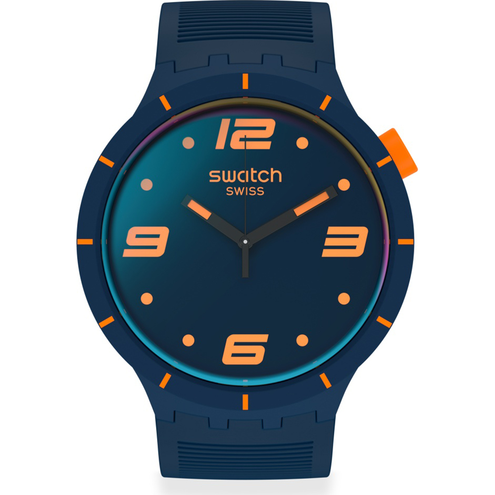 Swatch Big Bold SO27N110 Futuristic Blue Zegarek