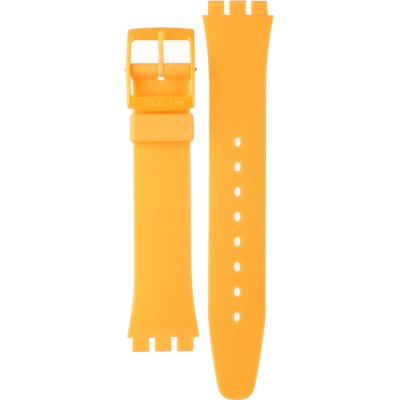Swatch Plastic - Originals Medium (34mm) /Access/Solar/Musicall/Stop - G/SK/SL/SR/SS/SO28 AGJ132 GJ132 Flaky Yellow Pasek