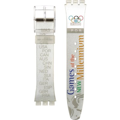 Swatch Plastic - Originals Medium (34mm) /Access/Solar/Musicall/Stop - G/SK/SL/SR/SS/SO28 AGK419O GK419O Run After Portugal Pasek