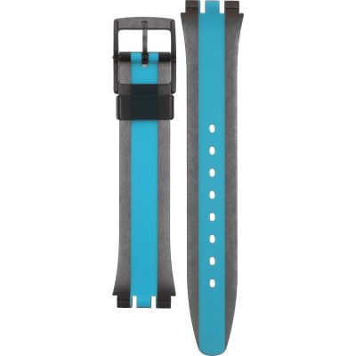 Swatch Plastic - Originals Medium (34mm) /Access/Solar/Musicall/Stop - G/SK/SL/SR/SS/SO28 AGM186 GM186 Azzurrami Pasek