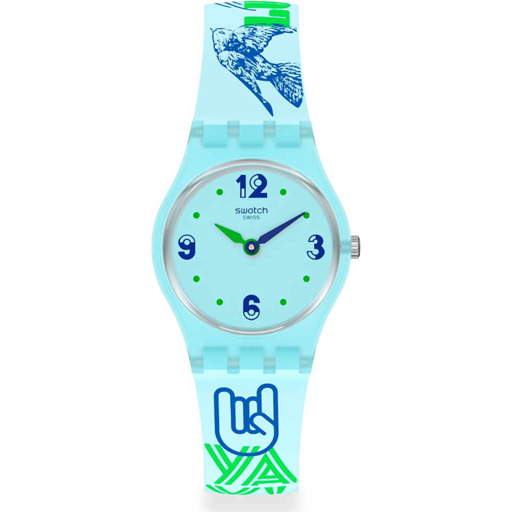 Swatch Standard Ladies LN157 #Greentouche Zegarek