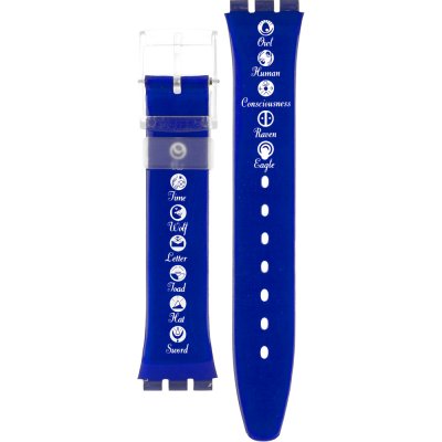 Swatch Plastic - Originals Medium (34mm) /Access/Solar/Musicall/Stop - G/SK/SL/SR/SS/SO28 AGZ151 GZ151 Oracolo Pasek