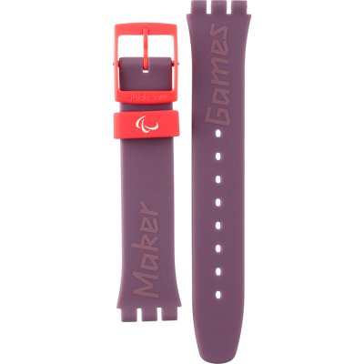 Swatch Plastic - Originals Medium (34mm) /Access/Solar/Musicall/Stop - G/SK/SL/SR/SS/SO28 AGZ272 GZ272 Paralympic Volunteer Pasek