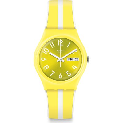 Swatch Originals Medium (34mm) GJ702 Lemoncello Zegarek