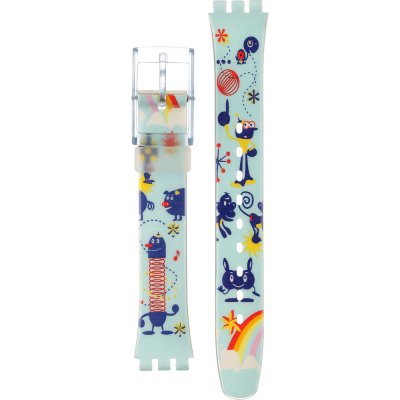 Swatch Plastic - Originals Small (25mm) - L ALN128 LN128 Krielkip Pasek