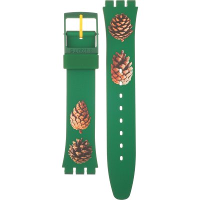 Swatch Plastic - Originals Medium (34mm) /Access/Solar/Musicall/Stop - G/SK/SL/SR/SS/SO28 AGG221 Pinezone Pasek