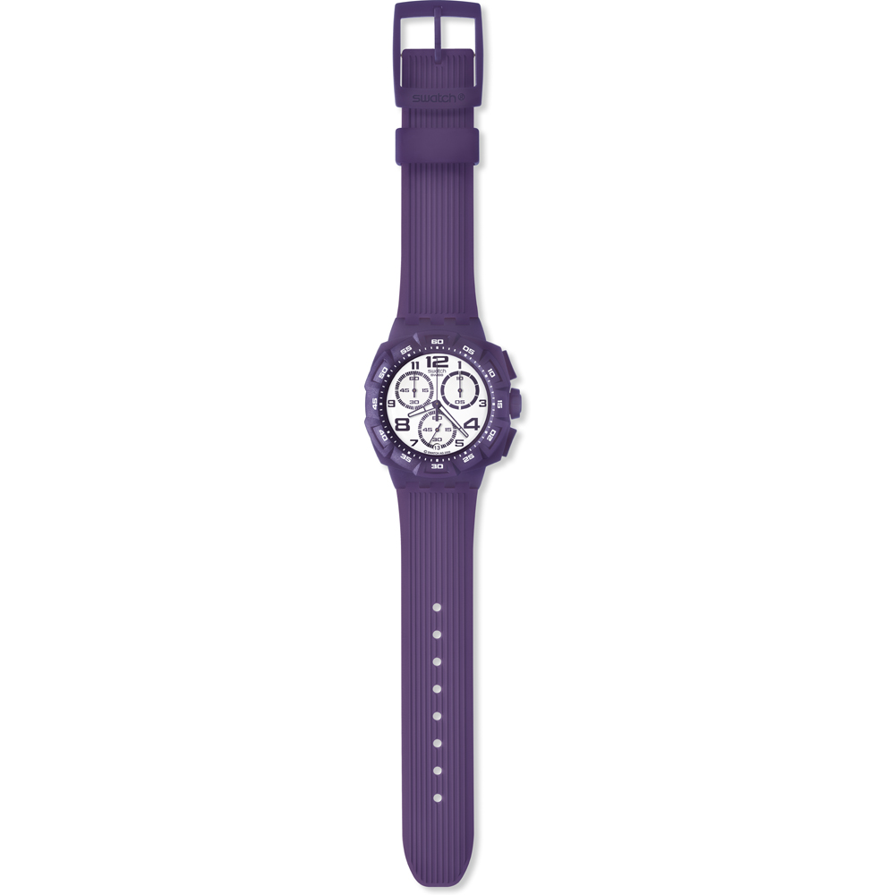 Swatch Chrono Plastic SUIV400 Purple Funk Zegarek
