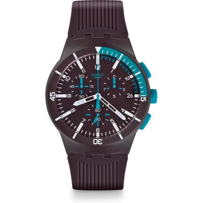 Swatch New Chrono Plastic SUSV400 Purple Power Zegarek