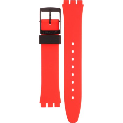 Swatch Plastic - Originals Medium (34mm) /Access/Solar/Musicall/Stop - G/SK/SL/SR/SS/SO28 AGB754 GB754 Red Grin Pasek
