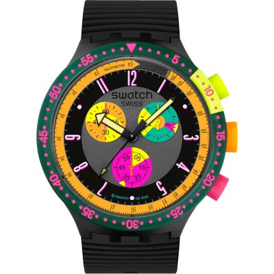 Swatch Big Bold SB02B104 Neon Seppia Zegarek