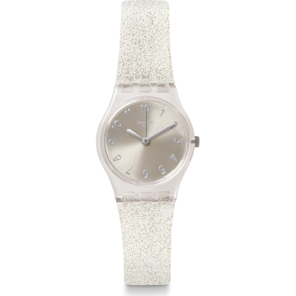 Swatch Standard Ladies LK343E Silver Glistar Zegarek