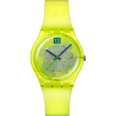 Swatch Originals Medium (34mm) SO28J103 Luminously Lemon Zegarek