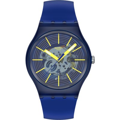 Swatch Originals Large (41mm) SO29I100 Revealed in the depths Zegarek