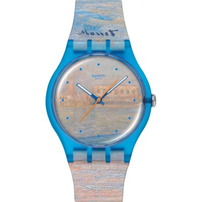 Swatch Originals Large (41mm) SO29Z150 Monet's Palazzo Ducale Zegarek