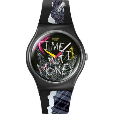 Swatch Originals Large (41mm) SO32B122 Blank Check Zegarek