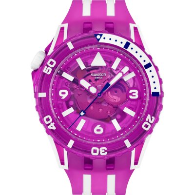 Swatch Scubaqua SSCU09P100 Flower Hat Zegarek