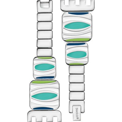 Swatch Plastic - Square SUB 18mm ASUBK140G SUBK140G My Poetry Pasek