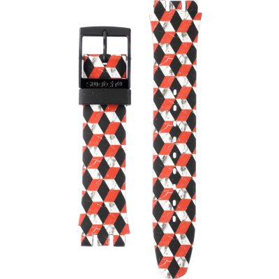 Swatch Plastic - Originals Large (41mm) SUO/SO29/SO32 ASUOB142 SUOB142 Pavimento Pasek