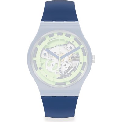 Swatch Plastic - Originals Large (41mm) SUO/SO29/SO32 ASUON147 SUON147 Green Anatomy Pasek