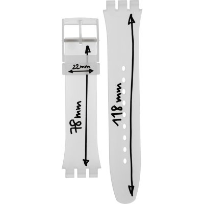 Swatch Plastic - Originals Large (41mm) SUO/SO29/SO32 ASUOW152 SUOW152 Drawing Pasek