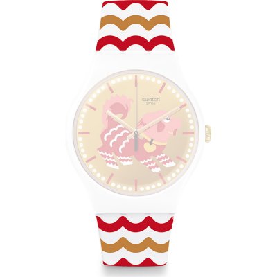 Swatch Plastic - Originals Large (41mm) SUO/SO29/SO32 ASUOZ266 SUOZ266 Swatch Woof Pasek