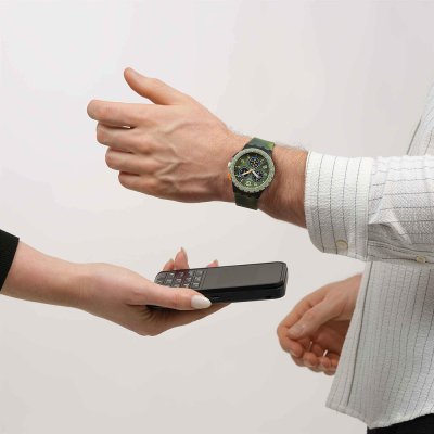 Swatch New Chrono Plastic SUSB109-6000 Midday camo Pay! Zegarek