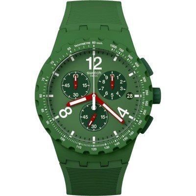 Swatch New Chrono Plastic SUSG407 Primarily green Zegarek