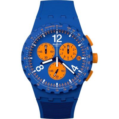 Swatch New Chrono Plastic SUSN419 Primarily blue Zegarek