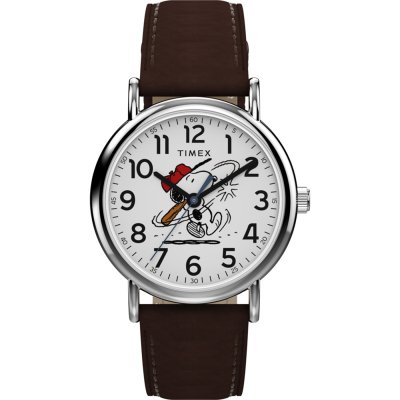 Timex X Peanuts TW2Y51500 Peanuts x Timex Weekender Baseball Zegarek
