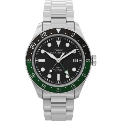 Timex Waterbury TW2Y60800 Waterbury Heritage Automatic GMT Zegarek