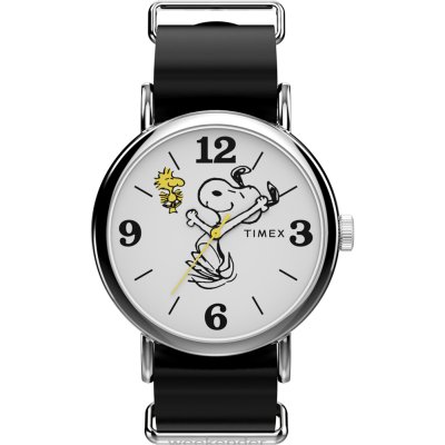 Timex X Peanuts TW2Y60900 Peanuts x Timex Weekender Snoopy Zegarek