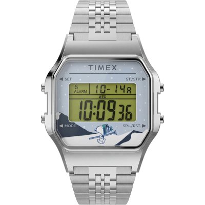 Timex X Peanuts TW2Y76700 Peanuts® x Timex T80 Snoopy Ski Zegarek