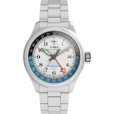Timex Re-Issues TW2Y94600 Pan Am® x Waterbury GMT Zegarek