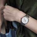 Szwajcarski dwukolorowy damski kwarcowy zegarek Kolekcja Wiosna/Lato Wenger